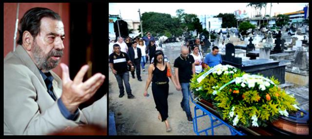 Retired Colonel Paulo Malhaes testifying last month and his recent funeral